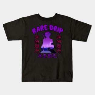 Rare Drip - Rare Japanese Vaporwave Aesthetic Kids T-Shirt